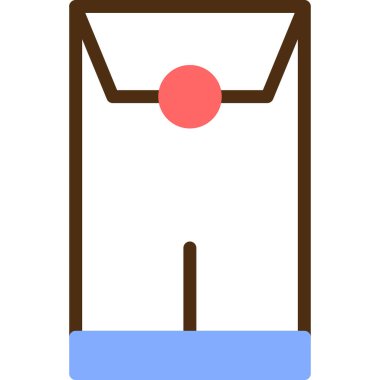 Kahve. Web simgesi basit illüstrasyon