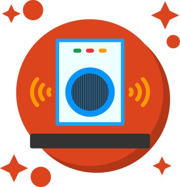 ses hoparlörü simgesi, vektör illüstrasyonu