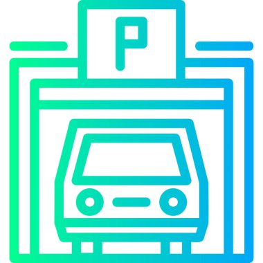 Otobüs. Web simgesi basit illüstrasyon