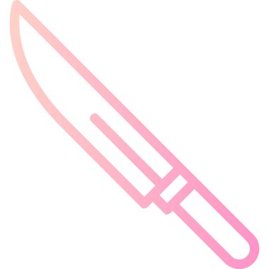 bıçak simgesi vektör illüstrasyonu