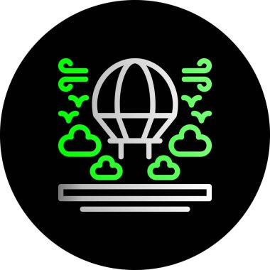 Vektör hava balonu Ico