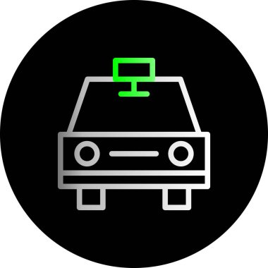 bus simgesi vektör illüstrasyonu