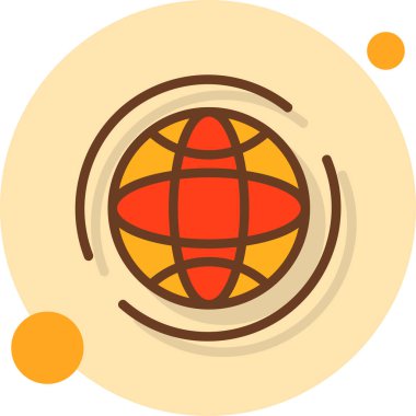 Toprak. Web simgesi basit illüstrasyon