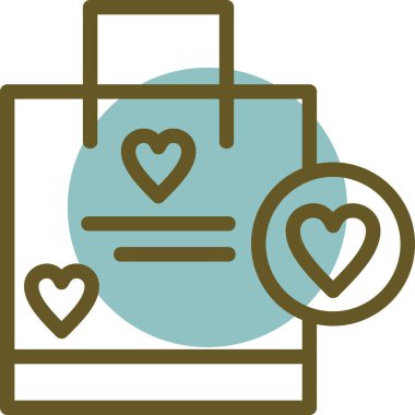 Bir kalbin vektör illüstrasyonu