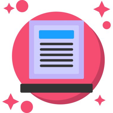 kitap simgesi vektör illüstrasyonu