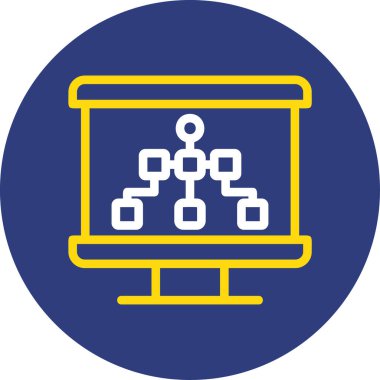 vektör lcd simgesi illüstrasyonu