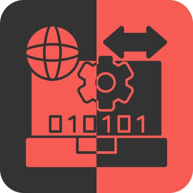 Modern simgenin vektör illüstrasyonu