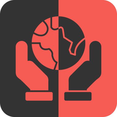 Küresel iş vektör simgesi