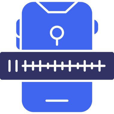 Kod kodlama simgesi ile doldurulmuş ana hatlar biçimi