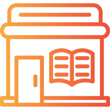 Kitap. Web simgesi basit illüstrasyon