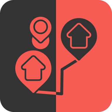 harita pin vektör simgesi