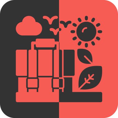 Modern çiftlik simgesi kümesinin vektör illüstrasyonu