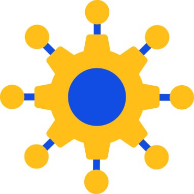 ağ bağlantısı simgesi, vektör illüstrasyonu