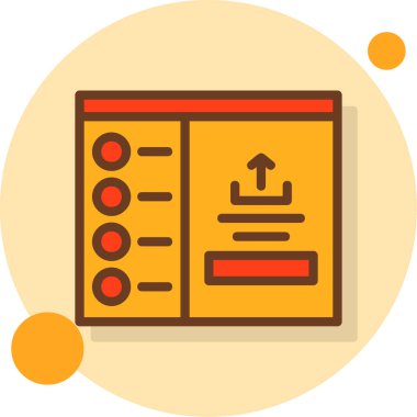 seo modern simgesinin vektör illüstrasyonu