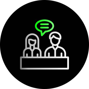 vektör müşteri servis simgesi