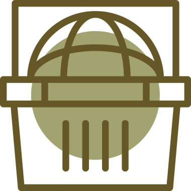 Sepet Simgesi vektör illüstrasyonu