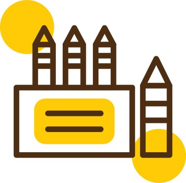 Bir okul simgesinin vektör illüstrasyonu