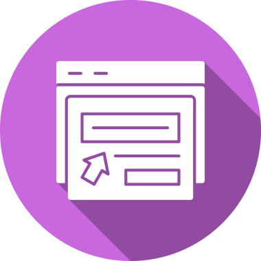 Web tasarım simgesi, vektör illüstrasyonu