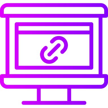 Tarayıcı. Web simgesi basit illüstrasyon