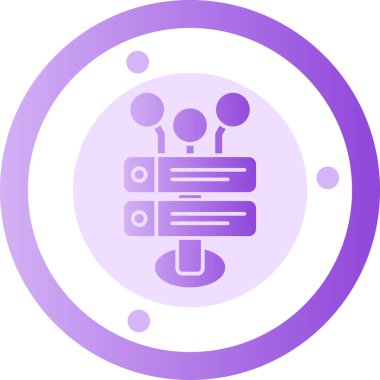 Seo simgesinin vektör illüstrasyonu