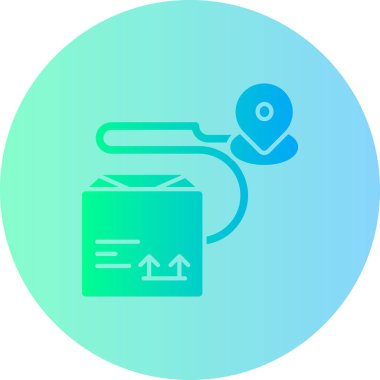 Modern bir simgenin vektör illüstrasyonu