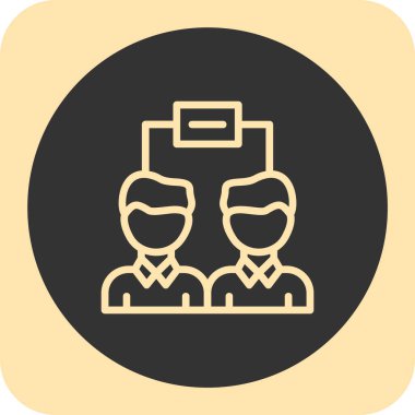 İnsan simgesinin vektör illüstrasyonu