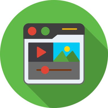 kamera fotoğrafçılık simgesi düz stil