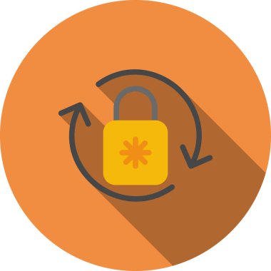 güvenlik kilidi vektör simgesi