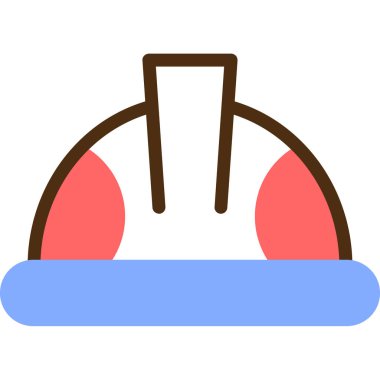 buz hokeyi web renk vektörü çizimi beyaz üzerine izole.