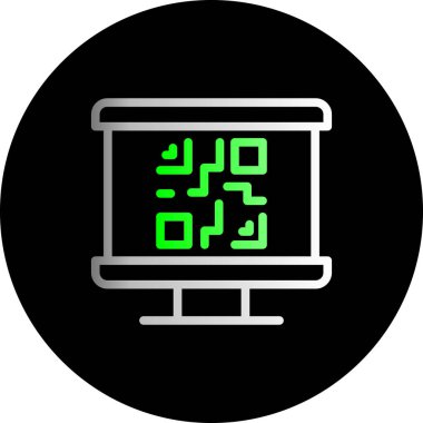 bilgisayar ekranı simgesi, vektör illüstrasyon tasarımı