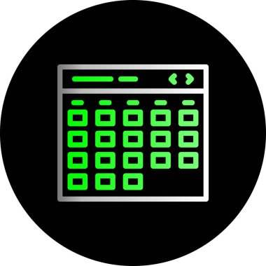 seo modern simgesinin vektör illüstrasyonu