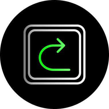 ok simgesinin vektör illüstrasyonu