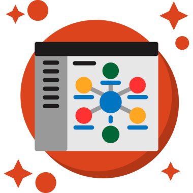 ağ veri analiz simgesi