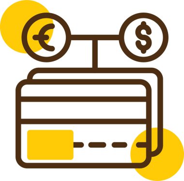 Avro nakit ikonu vektör illüstrasyonu