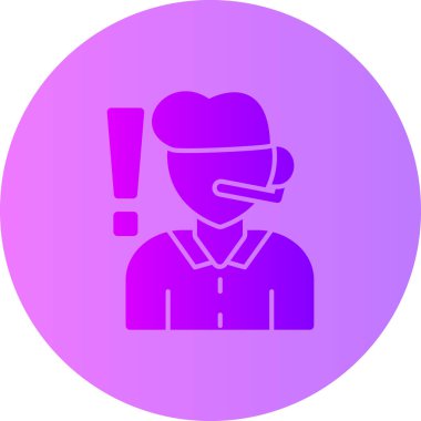 Tıbbi maskeli bir kadının vektör çizimi