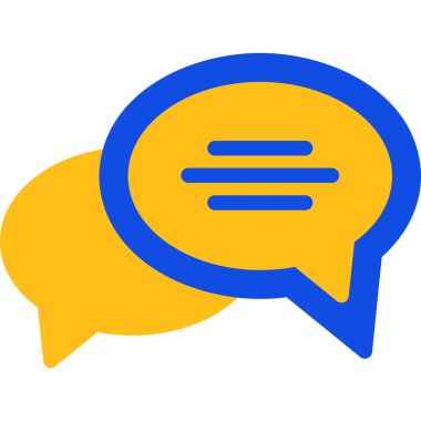 Konuşma baloncukları. Basit illüstrasyon