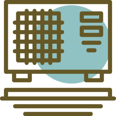 Vektör illüstrasyonu, simge ögesi arkaplanı