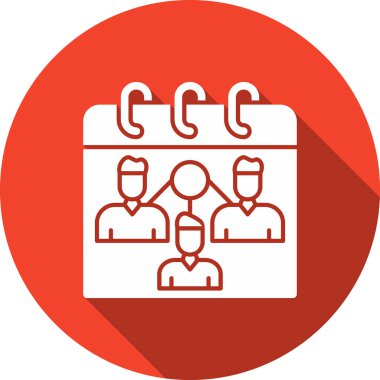 düz stilde kişi grubu simgesi