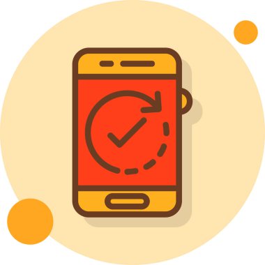 akıllı saat modern simge, vektör illüstrasyonu