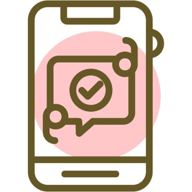 telefon simgesi, vektör illüstrasyonu