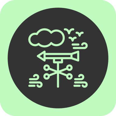 Kişisel ve ticari kullanım için vektör hava durumu simgesi.