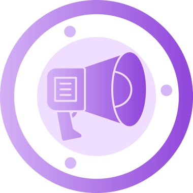 Konuşmacı simgesi. vektör illüstrasyonu