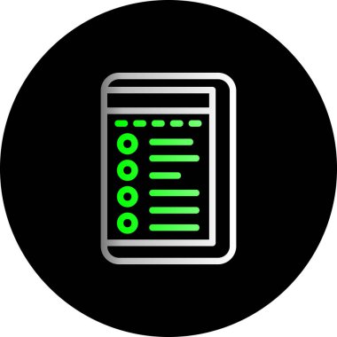 Bilgisayar simgesi. vektör illüstrasyonu