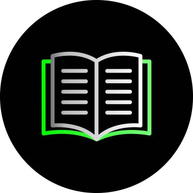 kitap simgesi vektör illüstrasyon tasarımı