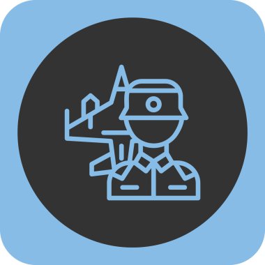 robot ikon vektör illüstrasyonu