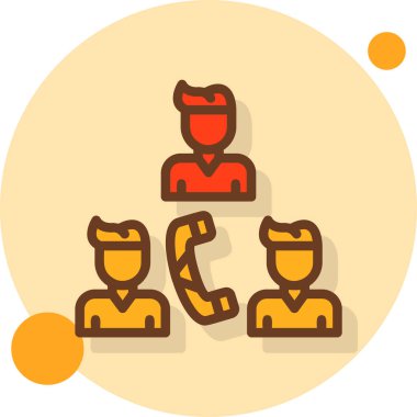 iş insanları simgesi vektör illüstrasyonu