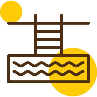 ahşap bir çit vektör çizim