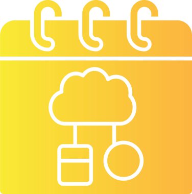 Bulut deposu. Basit resimleme