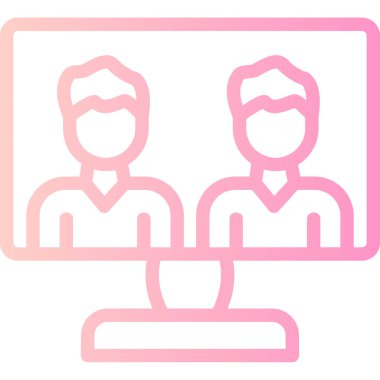 video simgesi vektör illüstrasyonu