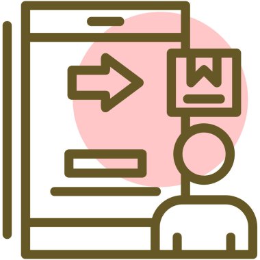 seo modern simgesinin vektör illüstrasyonu